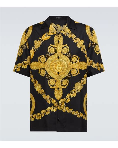 chemise versace medusa|farfetch versace la medusa.